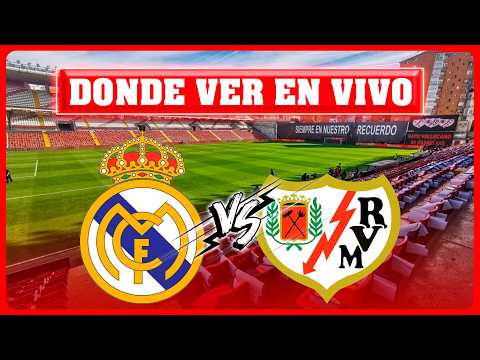 🔴RAYO VALLECANO VS REAL MADRID EN VIVO ⚽ ¿DONDE VER EL PARTIDO EN VIVO? LIGA ESPAÑOLA 2025/26 🏆