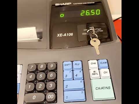 How to program your SHARP XE-A106, XE-A101 and XE-A102 Registers