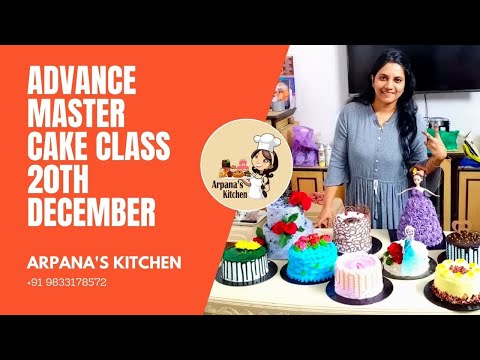 Basic to Advance Master Cake Class @Dombivali(W) only at 2000/-