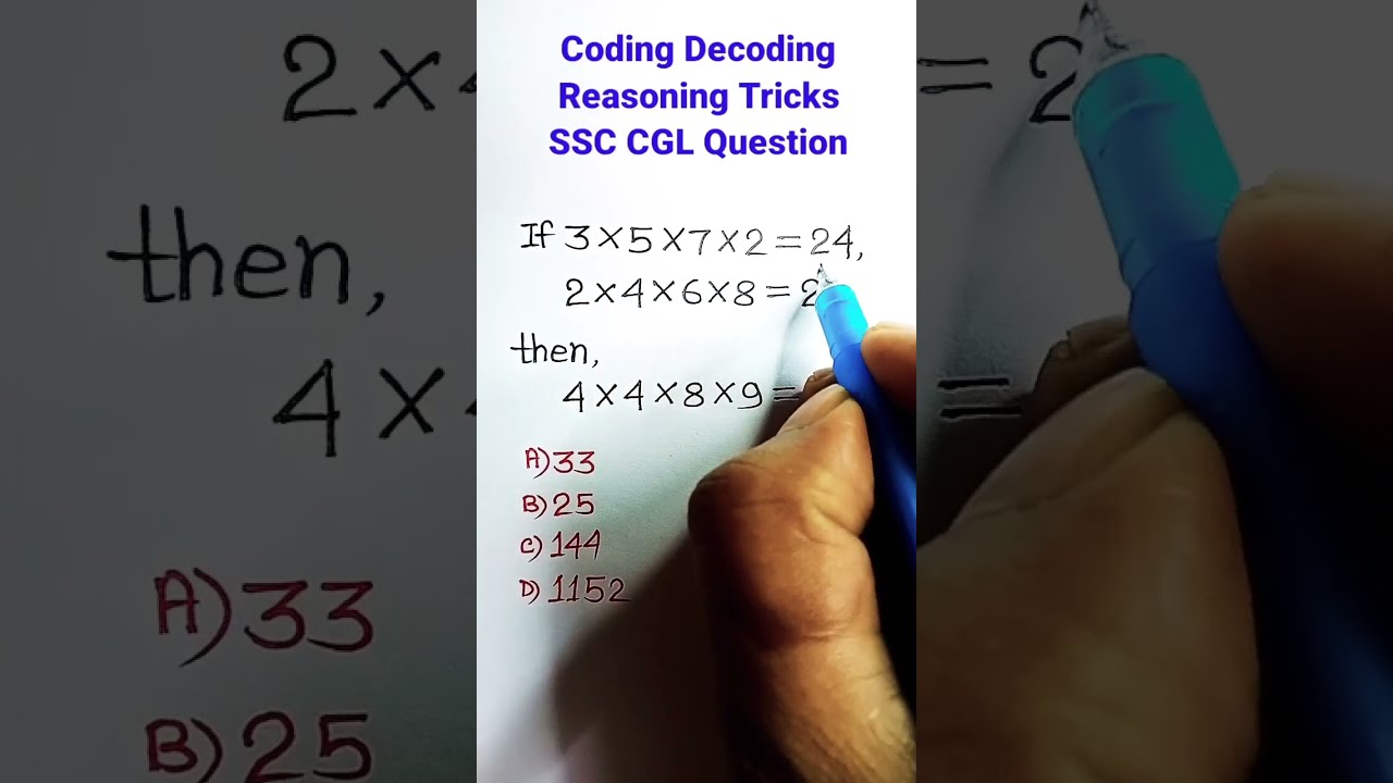 Coding Decoding| Coding Decoding Reasoning Tricks| Reasoning Classes| Reasoning Tricks| #shorts