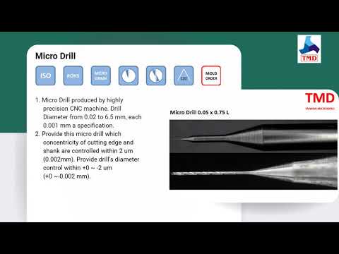 Micro Drill for High precision | TAIWAN MICRODRILL CO , LTD  |