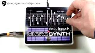 Video thumbnail for Electro-Harmonix MicroSynth Synthesizer by Prymaxe