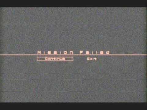 Metal Gear Solid 4 game over screens (Death animations)