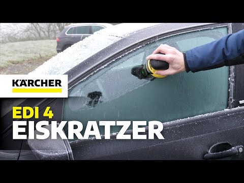 KÄRCHER Reinigungsset »Eiskratzer EDI 4«, für Autoscheiben, gelb/schwarz 