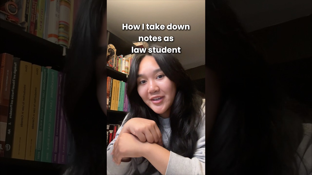 How I take down notes📚 (Law Student edition) #notetaking #lawstudent #productivity #college #study