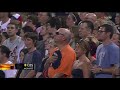 Major voice crack during national anthem.
