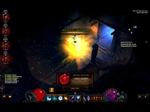 Let´s Guide Diablo 3 RoS!Speedrun! Powerleveling in 60 Minuten (German HD)