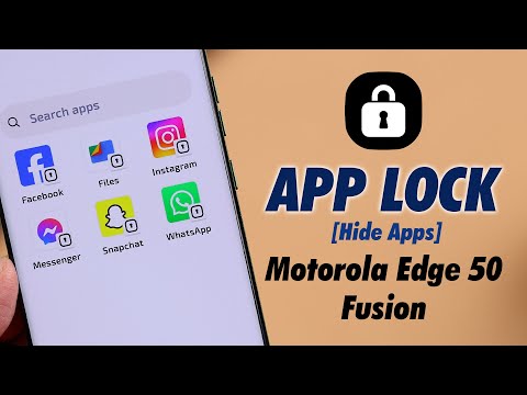 How To Hide and Lock Apps on Motorola Edge 50 Fusion! [Without Any Apps From Settings]