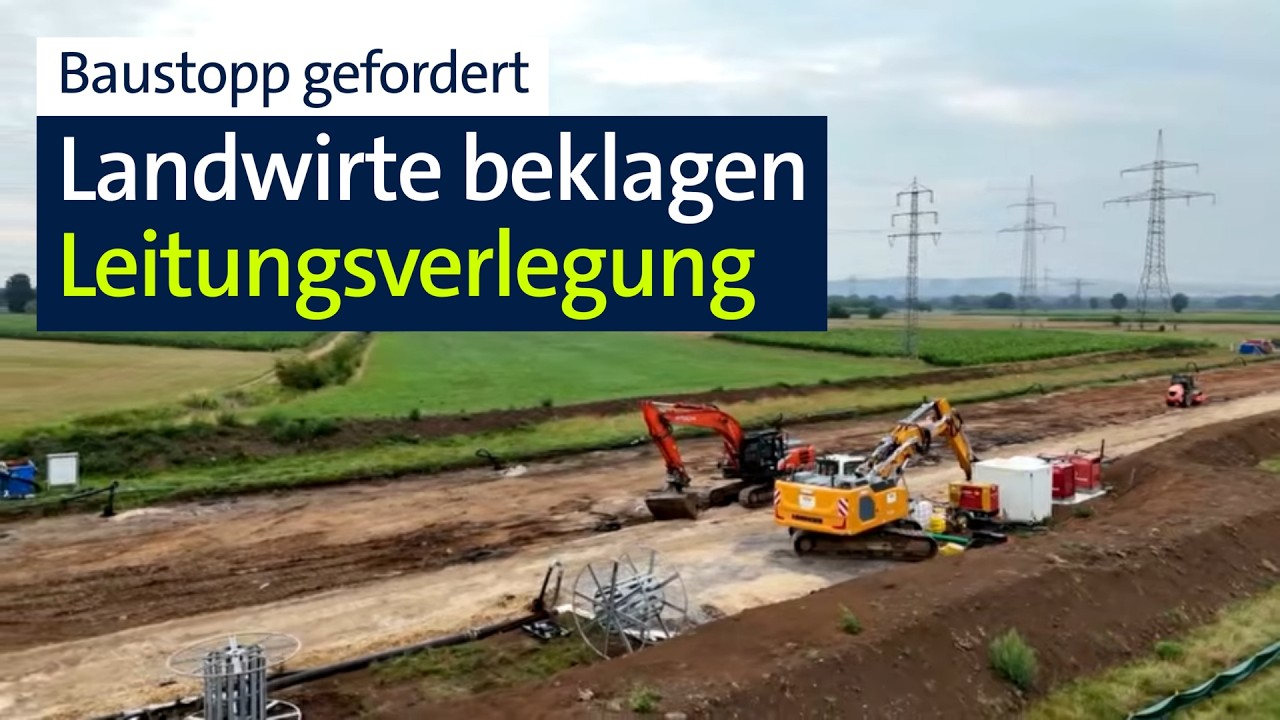 Die Landwirte und die Leitungen: Sorgen wegen Stromtrasse | Abendschau | BR24
