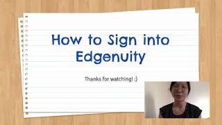 How to Sign in to Edgenuity for SLUSD