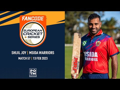 POTM: S.Joy - MSW vs SOC | Highlights | FanCode ECS Malta | Malta 2023 | ECS23.057