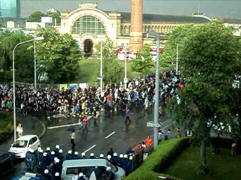 Fc Basel a chegar ao letzigrund