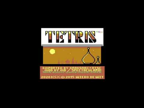 Commodore 64 Tape Loader Kraksnax Tetris 2020