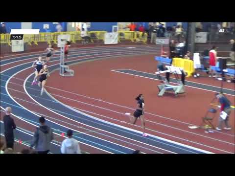 High School Girls 400m, Finals 3  DIAA State Indoor Track & Field