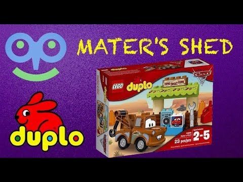 Mater’s Shed Playset Lego Duplo - Unboxing, Building and Playing