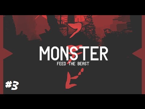 Minecraft Feed The Beast Monster [Episode 3] - Starting Big Reactors