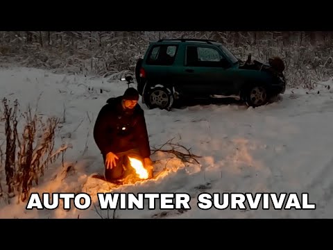 Überleben im estnischen Winter – Mein komplettes Auto-Survivalset für abgelegene Wälder