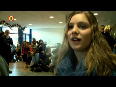 School in Etten-Leur haalt 20.000 euro op met levend domino