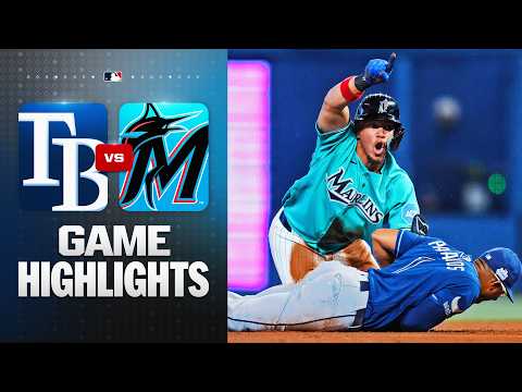 마이애미 VS 탬파베이 4:1 MLB 하이라이트