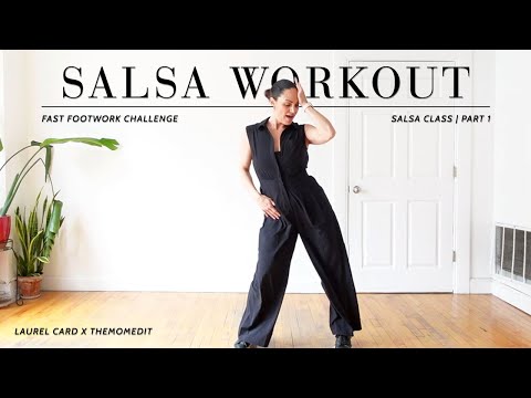 Salsa Class  Part 1 |  Footwork Challenge Tutorial (Advanced)
