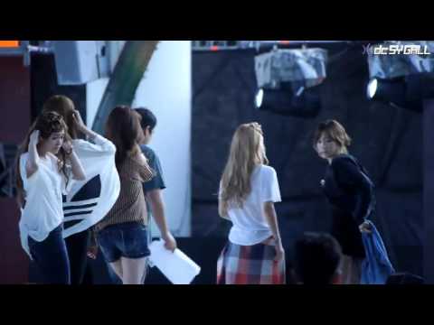 120825 - SNSD @ Korea - China music festival rehearsal