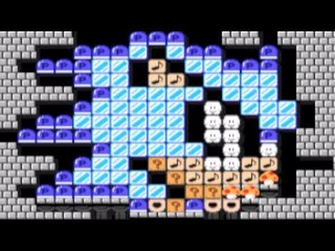 [2YMM] Sonic skills vs. Mr Skull by jeanbatman ~ WORLD RECORD! - SUPER MARIO MAKER - NO COMMENTARY