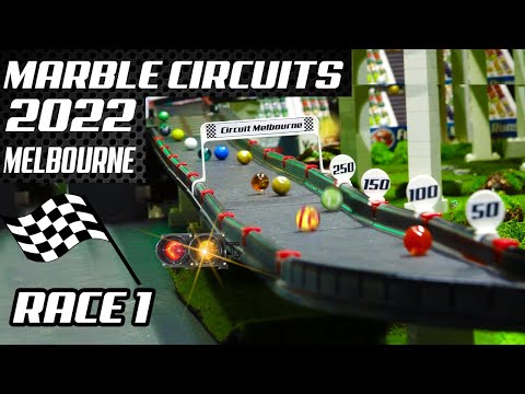 MARBLE CIRCUITS 2022 -  RACE 1  AUSTRALIA GP - MELBOURNE by Fubeca's Marble Runs