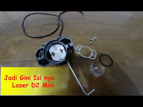 Melihat Dalaman Lampu IBRIGHT Laser Mini D2