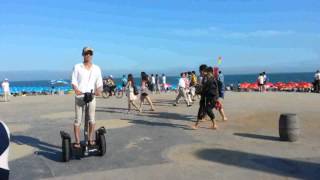 preview picture of video 'electric self balancing unicycle / smart chariot 해운대 라이딩'