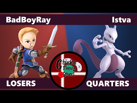 Chuck's MG Losers Quarters - BadBoyRay (Mii Swordfighter) vs. Istva (Mewtwo) SSBU