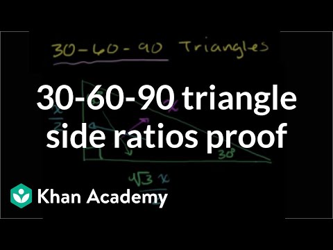 Special Right Triangles Proof Part 1 Video Khan Academy