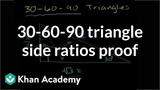 30-60-90 Triangle Side Ratios Proof