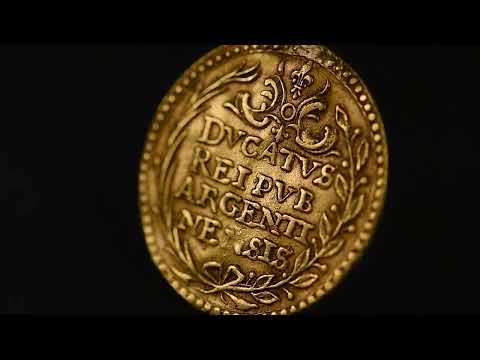 Moneda, ESTADOS FRANCESES, STRASSBURG, Ducat, Strasbourg, Collection Fernand