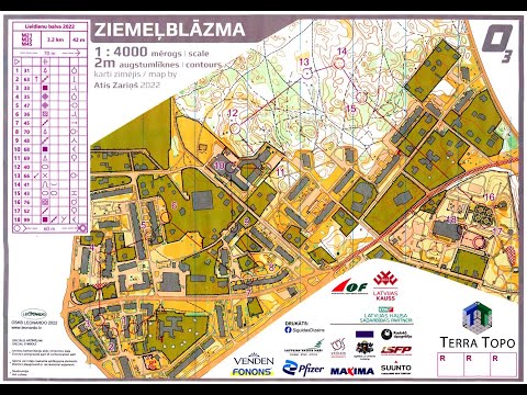 LIELDIENU BALVA, Easter Prize sprint orienteering Ziemeļblāzma Park, Riga 15 April 2022