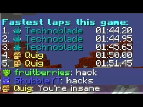 Technoblade Breaks the Ace Race Record in Minecraft Championships