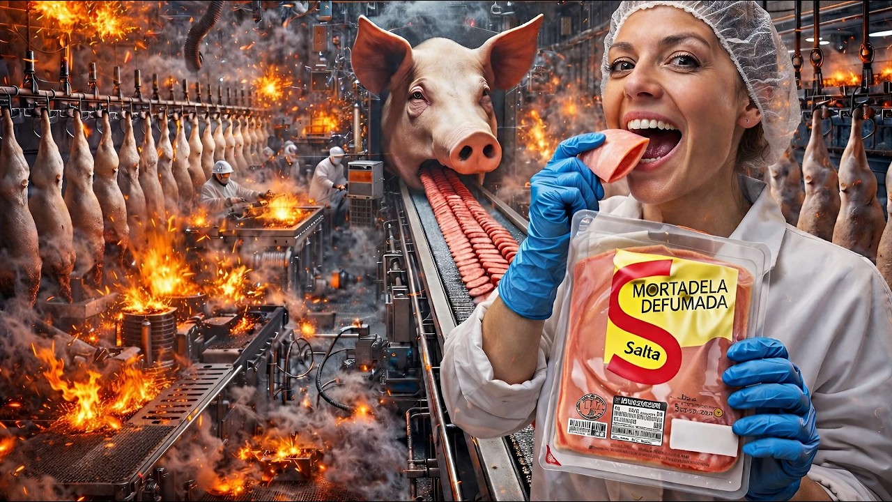 COMO É FEITA A MORTADELA NO PROCESSO INDUSTRIAL