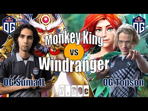 Windranger Mid | OG.Topson | TOPSON WINDRANGER 7.30C SO BROKEN | 7.30c Gameplay Highlights
