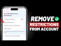 How To Remove Account Restriction On Facebook 2025 New Method