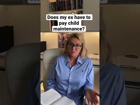 Does my ex have to pay child maintenance? #divorce #uk #marriage #solicitor #familylaw