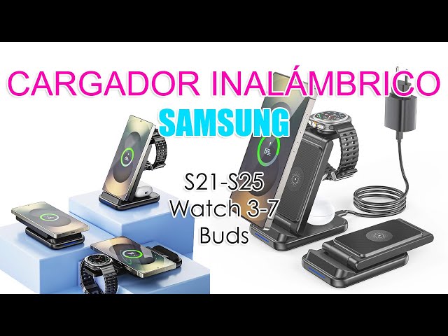 Vídeo relacionado con MMOBIEL Cargador Inalámbrico 15W Qi Charger- Inductive Carga Wireless Charger Pad Compatible con Samsung y iPhone Charger - También Compatible con AirPods y Galaxy Buds - Cargador Inalámbrico – Blanco