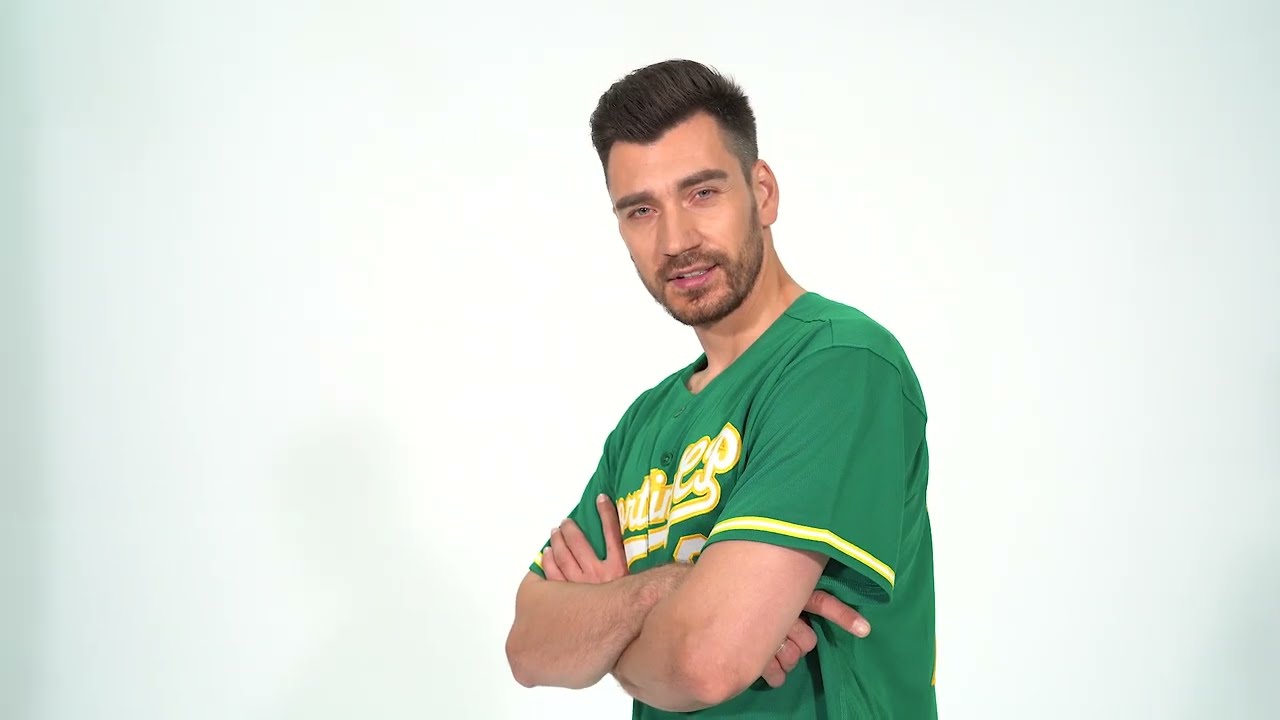 Watch video DIYOJ | Custom Kelly Green White-Gold Baseball Jersey Now DIYOJ | Custom Kelly Green White-Gold Baseball Jersey