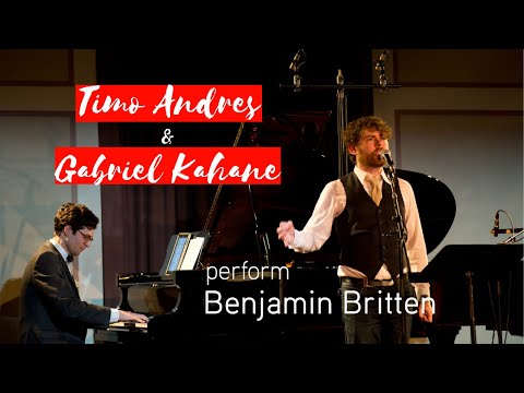 Gabriel Kahane & Timo Andres perform selections from Benjamin Britten's Folk Arrangements