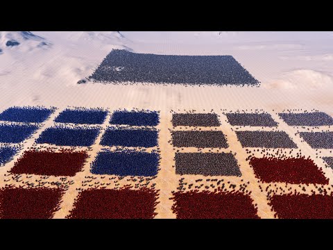 Alliance Of Knights, Spartans & Romans Against Templars | Ultimate Epic Battle Simulator | UEBS