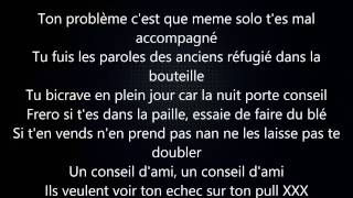 La Fouine Ft GSX - Conseil d&#39;ami  avec Paroles