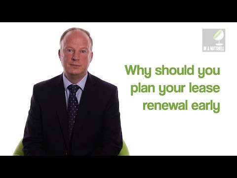 Renewing your commercial property lease - In a nutshell