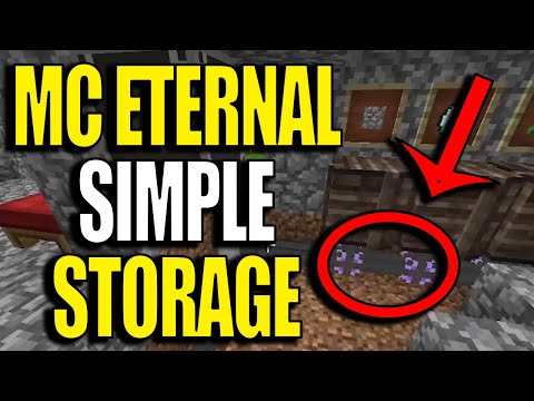 Minecraft MC Eternal Modpack Chapter 2 Ep 8 - Simple Storage Network