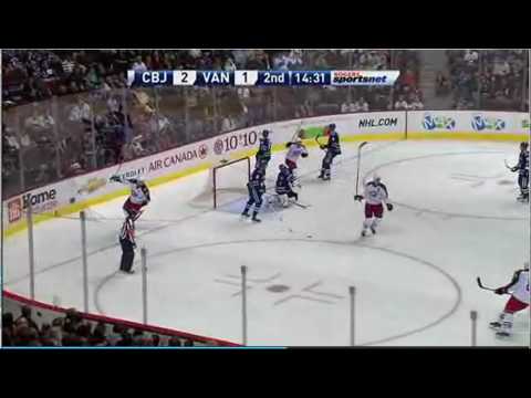 Luongo Lets In 4 Goals In 4 Shots Against The Columbus Blue Jackets