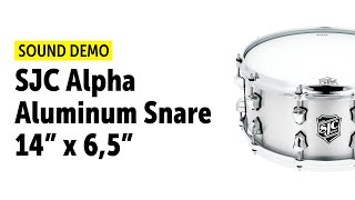 Video thumbnail for SJC Alpha Aluminum Snare 14x6,5 - Sound Demo by Drums Bonedo