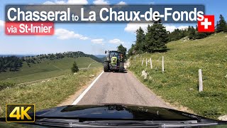 Driving from Chasseral to La Chaux-de-Fonds – Scenic Drive Switzerland!