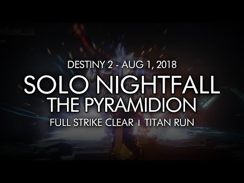 Solo "The Pyramidion" Nightfall w/ Full Blue Solstice Armor Set (Titan) - August 1, 2018